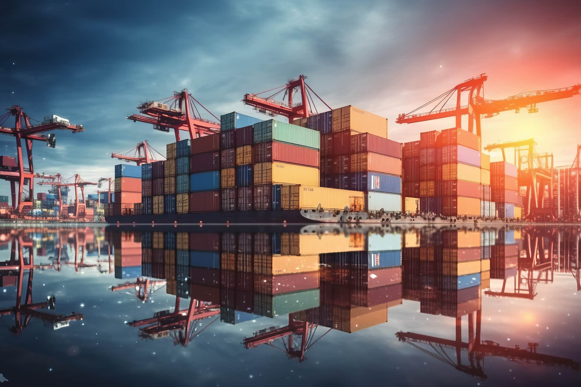 Efficiënt zeecontainer transport
